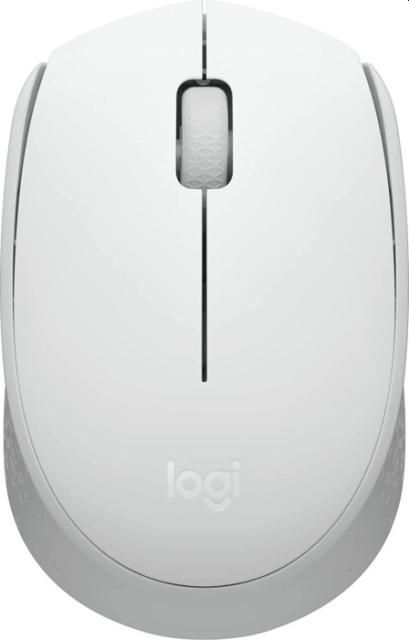 Мишка Logitech M171, Wireless, оптична (1000 dpi), USB, бяла