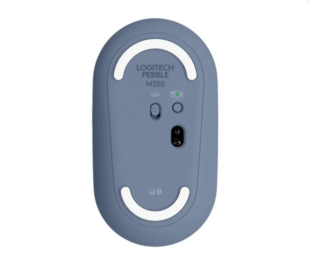 Мишка Logitech Pebble M350 Wireless Mouse - BLUEBERRY - EMEA-914