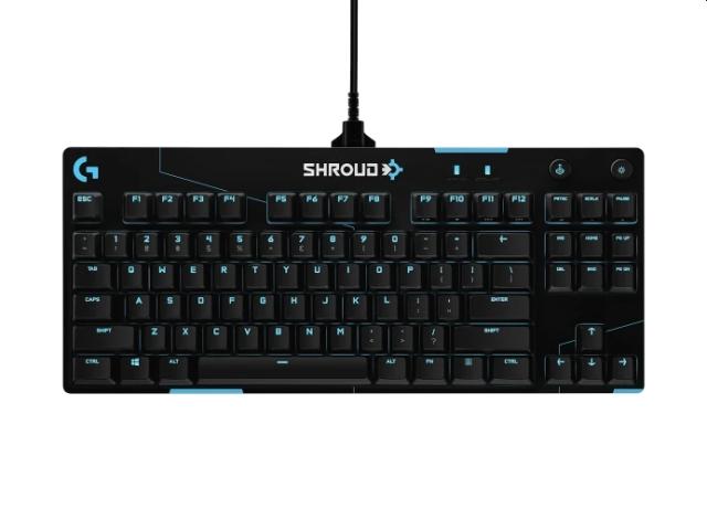 Клавиатура Logitech PRO X Keyboard Shroud Edition - SHROUD - US INT'L - INTNL-973