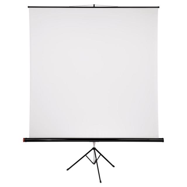 Проекторен екран със статив HAMA 17799, 200 x 200, 1:1, Бял