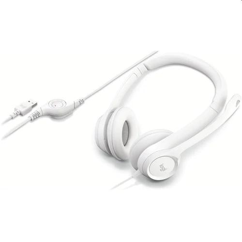 Слушалки Logitech H390 USB Computer Headset - OFF-WHITE - USB - N/A - EMEA-914