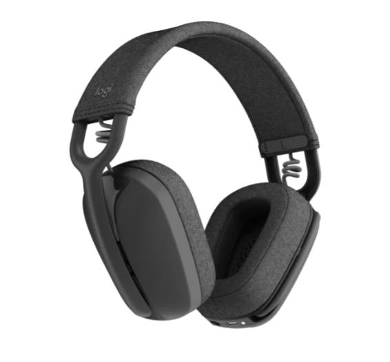 Слушалки Logitech Zone Vibe 100 Bluetooth/Wireless, микрофон, GRAPHITE