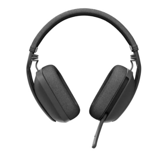 Слушалки Logitech Zone Vibe 100 Bluetooth/Wireless, микрофон, GRAPHITE