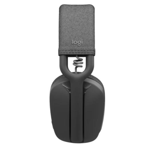 Слушалки Logitech Zone Vibe 100 Bluetooth/Wireless, микрофон, GRAPHITE