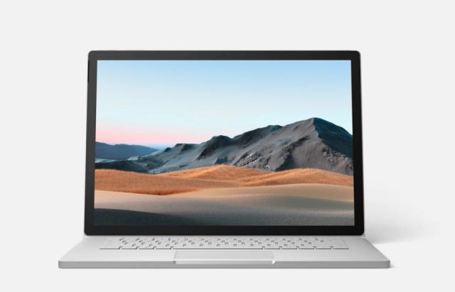 Лаптоп Microsoft Surface Book 3, Core i7-1065G7 (up to 3.90 GHz, 8MB), 15" (3240 x 2160) PixelSense Display, NVIDIA GeForce GTX 1660 Ti Max-Q Design, 16GB RAM, 256GB PCIe SSD, Windows 10 Home, Silver+Microsoft Modern USB-C Speaker Black+Microsoft Sur