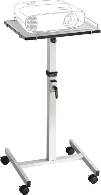 Прожекционна маса Celexon PT2000G, 50 x 40 cm, регулируема на височина - 80 - 125 см, 1 платформа, сива