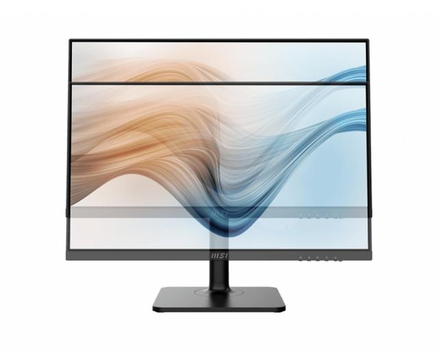 Монитор MSI Modern MD241P, 23.8" 1920x1080 (FHD), 75Hz, 5ms, IPS, 250 nits, Flat, USB-C & HDMI, Type-C, Height Adjustable Stand, black