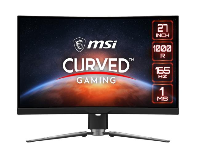 Монитор MSI MPG ARTYMIS 273CQR 27" (69 cm), Curve 1000R, VA, 2560x1440 (WQHD), 16:9, FreeSync Premium, 165HZ, 1ms, 36M, HDMI CEC