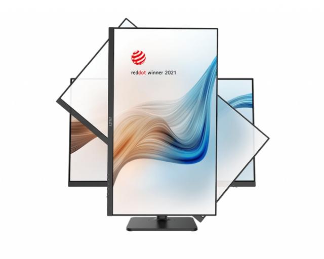 Монитор MSI Modern MD271P, 27", 1920x1080 (FHD), 75Hz, 5ms, IPS, 250 nits, Flat, USB-C & HDMI, Black
