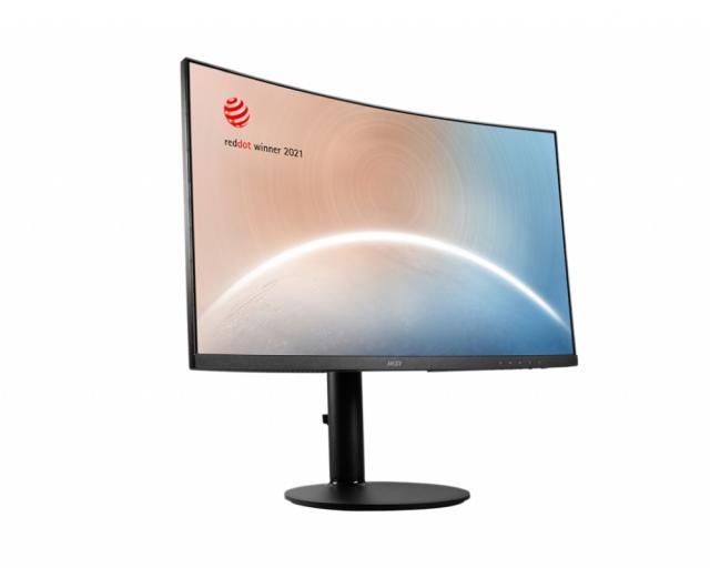 Монитор MSI Modern MD271CP, 27"1920x1080 (FHD), 75Hz, 4ms, VA, 250 nits, 1500R, USB-C & HDMI, Adaptive Sync, CURVED, Type-C, Height Adjustable Stand, Eye care