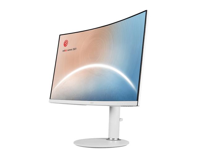 Монитор MSI Modern MD271CPW, 27", 1920x1080 (FHD), 75Hz, 4ms, VA, 250 nits, 1500R, USB-C & HDMI, AdaptiveSync, CURVED , Type-C, Height Adjustable Stand, White
