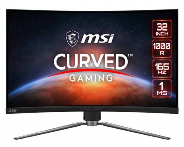 Монитор MSI MPG ARTYMIS 323CQR, 31.5", Curve 1000R, VA, 2560x1440 (WQHD), 16:9, FreeSync Premium, 165HZ, 1ms, 36M