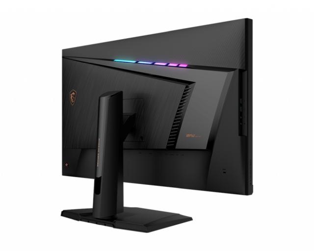Монитор MSI Optix MPG321QRF QD, 32" Quantum dot, Flat, Rapid IPS, 2560x1440 (WQHD), 16:9, G-SYNC Compatible, 175Hz, 1ms, ANTI - FLICKER, LESS BLUE LIGHT, Gaming OSD App, Night Vision, Mystic Light, Adjustable Stand