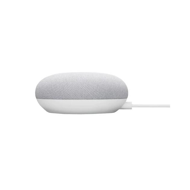 Безжична колонка Google Nest Mini, Bluetooth,  2 поколение, Бяла