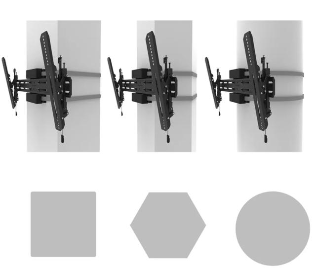 Стойка Neomounts Select Screen Pillar Mount (tilt, VESA 600x400)
