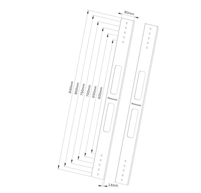 Аксесоар Neomounts by NewStar VESA Conversion Brackets set - VESA 400 to 600/650/700/750/800