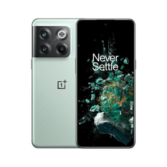 Мобилен телефон OnePlus 10T 5G CPH2415, 16GB RAM, 256GB, 8 Core Snapdragon 8+ Gen 1, 6,70" 120Hz AMOLED 2412x1080 LTPS, IMX766 50MP + OV08D 8MP + 2MP OIS, S5K3P9 16MP Selfie, 4800mAh, Dual SIM, Android 12, Jade Green