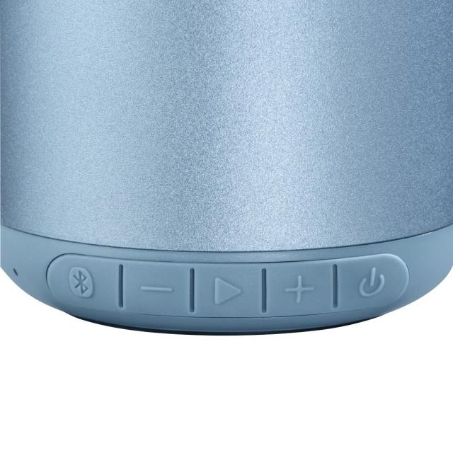 Смарт безжична тонколона HAMA Drum 2.0, Bluetooth, 3.5mm жак, 3.5W, Светло синьо