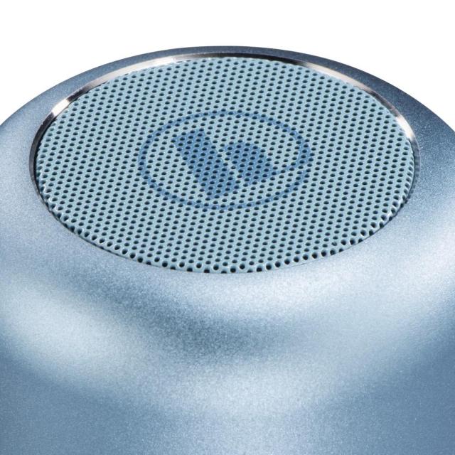 Смарт безжична тонколона HAMA Drum 2.0, Bluetooth, 3.5mm жак, 3.5W, Светло синьо