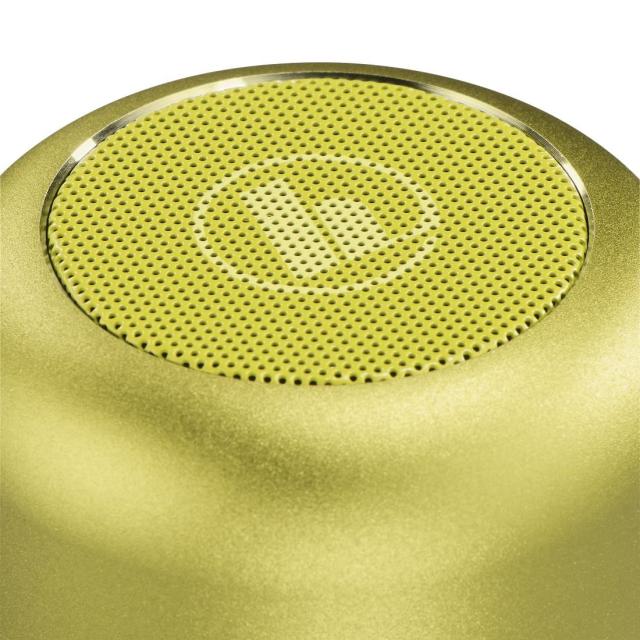 Смарт безжична тонколона HAMA Drum 2.0, Bluetooth, 3.5mm жак, 3.5W, Жълто-зелен