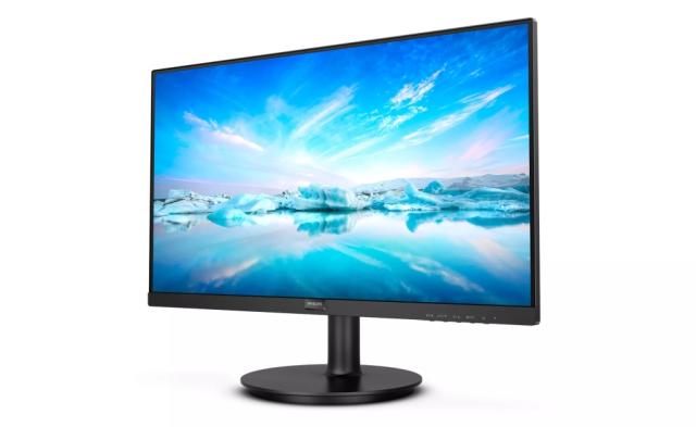 Монитор Philips 220V8L5/00, 21.5" VA WLED, 1920x1080@60Hz, 4ms GtG, 250ms cd/m2, 3000:1, Mega Infinity DCR, FlickerFree, Low Blue Mode, Tilt, D-SUB, DVI