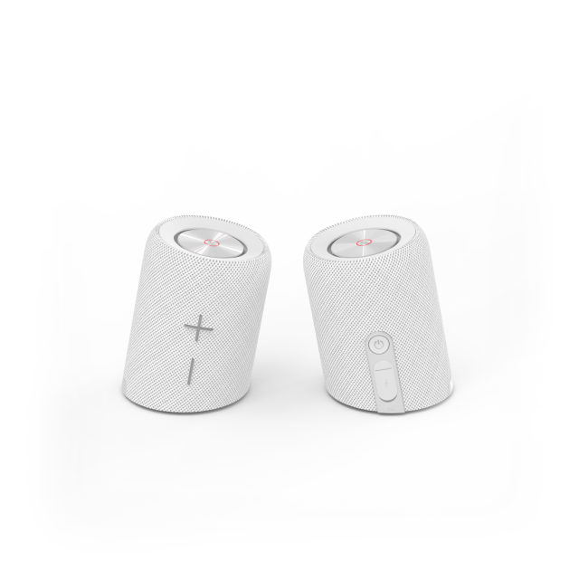 Mобилна колонка от 2 части HAMA Twin 2.0, Bluetooth, 2 x 10 W, Бял