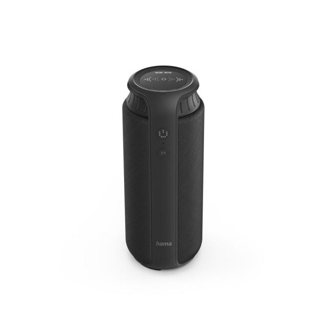 Mобилна колонка HAMA Pipe 2.0, Bluetooth. Защита от вода, 24 W, Черен