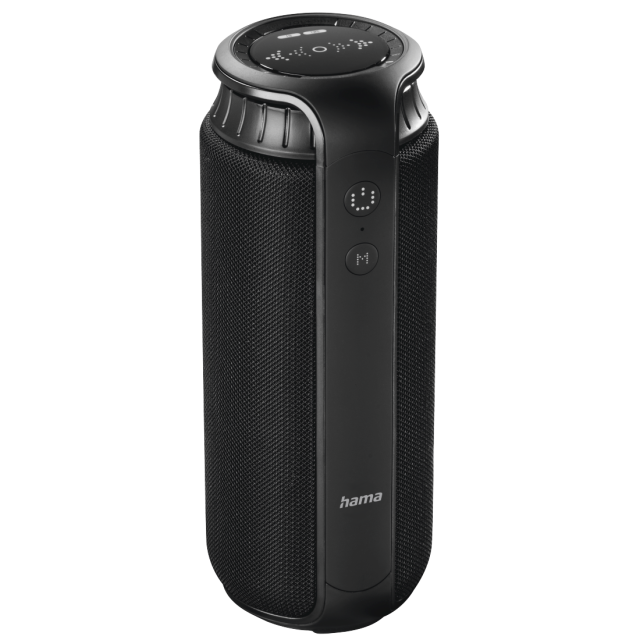 Mобилна колонка HAMA Pipe 2.0, Bluetooth. Защита от вода, 24 W, Черен
