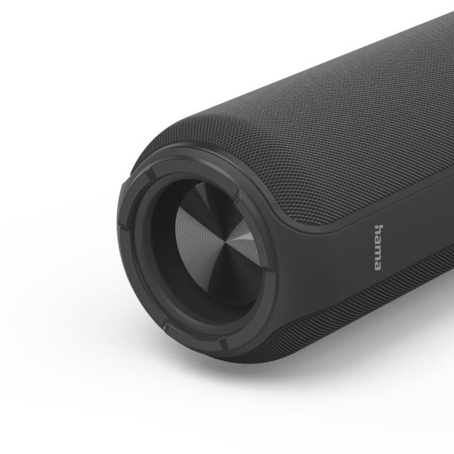 Mобилна колонка HAMA Pipe 2.0, Bluetooth. Защита от вода, 24 W, Черен