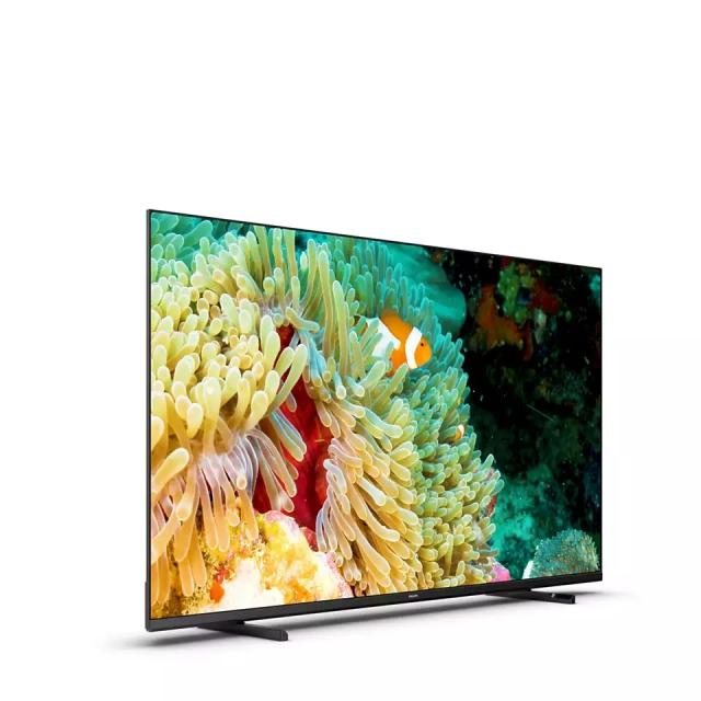 Телевизор Philips 43PUS7607/12, 43" UHD DLED, 3840 x 2160, DVB-T/T2/T2-HD/C/S/S2, Pixel Precise Ultra HD, HDR+, HLG, Sapphi, Dolby Vision, Atmos HDMI, VRR, USB, Cl+, 802.11n, Lan, 20W RMS, Black