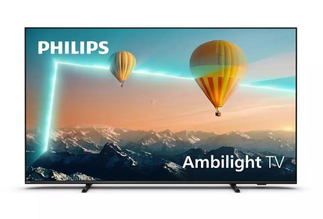 Телевизор Philips 50PUS8007/12, 50" UHD 4K LED 3840x2160, DVB-T/T2/T2-HD/C/S/S2, Ambilight 3, HDR10+, HLG, Android 11, Dolby Vision, Dolby Atmos, Quad Core Pixel Plus Ultra HD, 60Hz, BT 5.0, HDMI 2.1 VRR, ARC, USB, Cl+, 802.11n, Lan, 20W RMS, Black