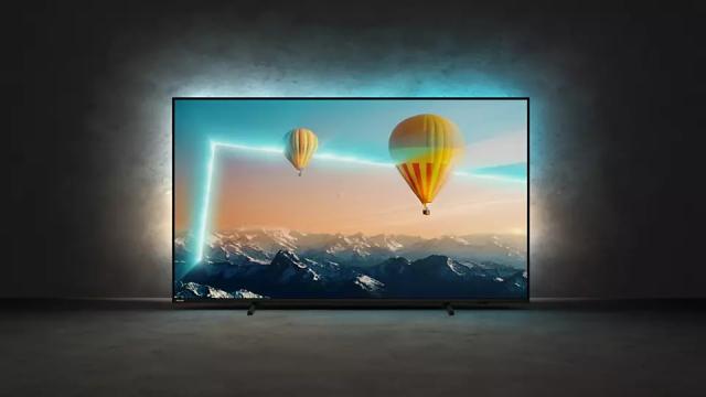 Телевизор Philips 50PUS8007/12, 50" UHD 4K LED 3840x2160, DVB-T/T2/T2-HD/C/S/S2, Ambilight 3, HDR10+, HLG, Android 11, Dolby Vision, Dolby Atmos, Quad Core Pixel Plus Ultra HD, 60Hz, BT 5.0, HDMI 2.1 VRR, ARC, USB, Cl+, 802.11n, Lan, 20W RMS, Black
