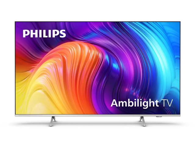 Телевизор Philips 58PUS8507/12, 58" UHD 4K LED 3840x2160, DVB-T/T2/T2-HD/C/S/S2, Ambilight 3, HDR10+, HLG, Android 11, Dolby Vision, Dolby Atmos, Pixel Precise UHD, 60Hz, BT 5.0, HDMI 2.1 VRR, ARC, USB, Cl+, 802.11n, Lan, 20W RMS, Borderless design, 