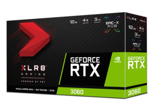 Видео карта PNY GeForce RTX 3060 XLR8 Gaming REVEL EPIC-X RGB Single Fan Edition