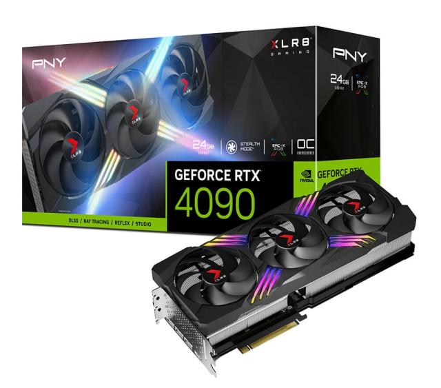 Видео карта PNY GEFORCE RTX 4090 24GB XLR8 Gaming VERTO Overclocked Edition