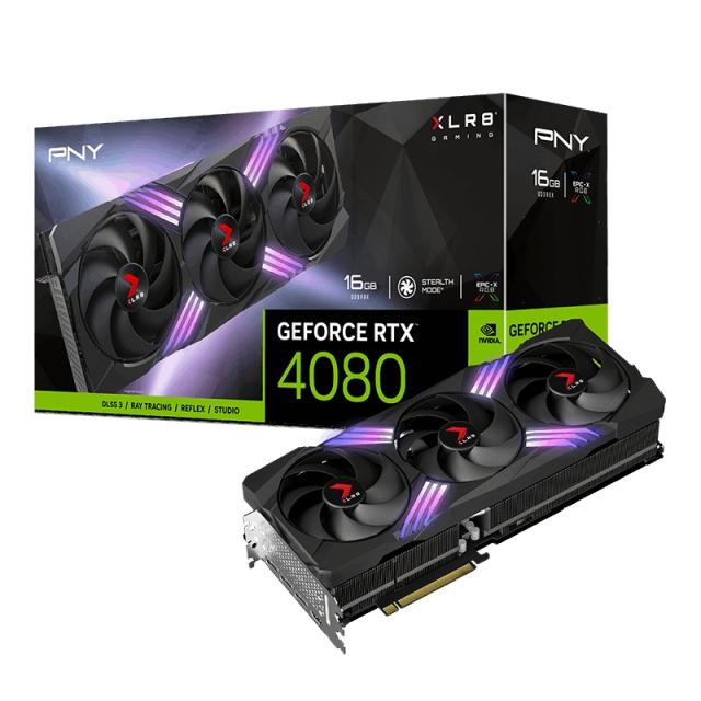 Видео карта PNY GEFORCE RTX 4080 16GB XLR8 Gaming VERTO Edition