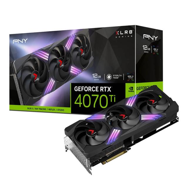 Видео карта PNY GEFORCE RTX 4070Ti 12GB XLR8 Gaming VERTO Edition
