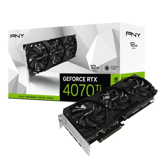 Видео карта PNY GEFORCE RTX 4070Ti 12GB VERTO Triple Fan Edition