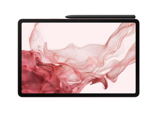 Таблет Samsung SM-X700 TAB S8 Wi-Fi 11", 2560 x 1600 TFT, HDR10+, 120Hz, 128 GB, Octa-Core (1x3.00 GHz, 3x2.5 GHz, 4x1.8GHz), 8 GB RAM , 4xAKG Tuned Speakers, Bluetooth 5.2, 13 MP, 6 MP + 12 MP Selfie, 8000 mAh, Android 12, Pink Gold