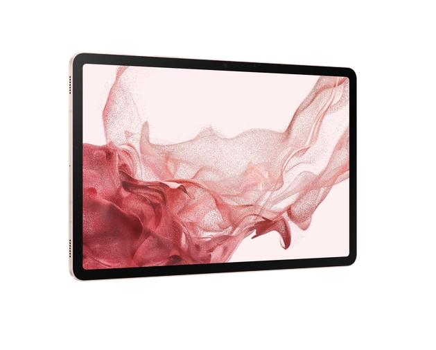 Таблет Samsung SM-X700 TAB S8 Wi-Fi 11", 2560 x 1600 TFT, HDR10+, 120Hz, 128 GB, Octa-Core (1x3.00 GHz, 3x2.5 GHz, 4x1.8GHz), 8 GB RAM , 4xAKG Tuned Speakers, Bluetooth 5.2, 13 MP, 6 MP + 12 MP Selfie, 8000 mAh, Android 12, Pink Gold