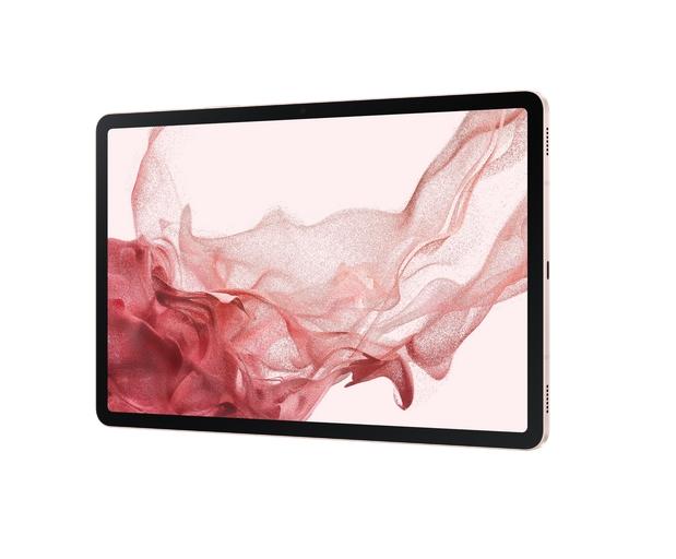 Таблет Samsung SM-X700 TAB S8 Wi-Fi 11", 2560 x 1600 TFT, HDR10+, 120Hz, 128 GB, Octa-Core (1x3.00 GHz, 3x2.5 GHz, 4x1.8GHz), 8 GB RAM , 4xAKG Tuned Speakers, Bluetooth 5.2, 13 MP, 6 MP + 12 MP Selfie, 8000 mAh, Android 12, Pink Gold