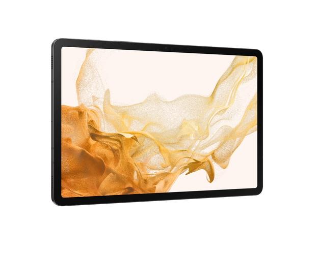 Таблет Samsung SM-X700 TAB S8 Wi-Fi 11", 2560 x 1600 TFT, HDR10+, 120Hz, 128 GB, Octa-Core (1x3.00 GHz, 3x2.5 GHz, 4x1.8GHz), 8 GB RAM , 4xAKG Tuned Speakers, Bluetooth 5.2, 13 MP, 6 MP + 12 MP Selfie, 8000 mAh, Android 12, Dark Gray