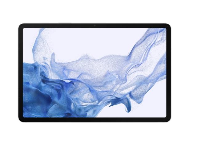 Таблет Samsung SM-X706 TAB S8 5G 11", 2560 x 1600 TFT, HDR10+, 120Hz, 128 GB, Octa-Core (1x3.00 GHz, 3x2.5 GHz, 4x1.8GHz), 8 GB RAM , 4xAKG Tuned Speakers, Bluetooth 5.2, 13 MP, 6 MP + 12 MP Selfie, 8000 mAh, Android 12, Silver