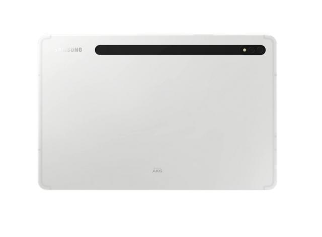 Таблет Samsung SM-X706 TAB S8 5G 11", 2560 x 1600 TFT, HDR10+, 120Hz, 128 GB, Octa-Core (1x3.00 GHz, 3x2.5 GHz, 4x1.8GHz), 8 GB RAM , 4xAKG Tuned Speakers, Bluetooth 5.2, 13 MP, 6 MP + 12 MP Selfie, 8000 mAh, Android 12, Silver