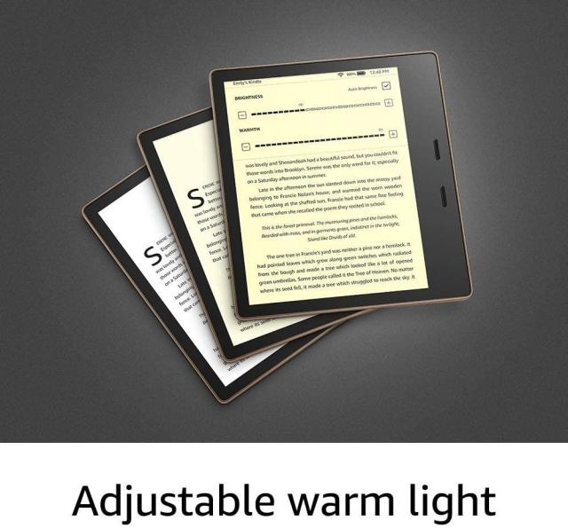 eBook четец Kindle Oasis, 7", 32GB, 10-та генерация, Златист