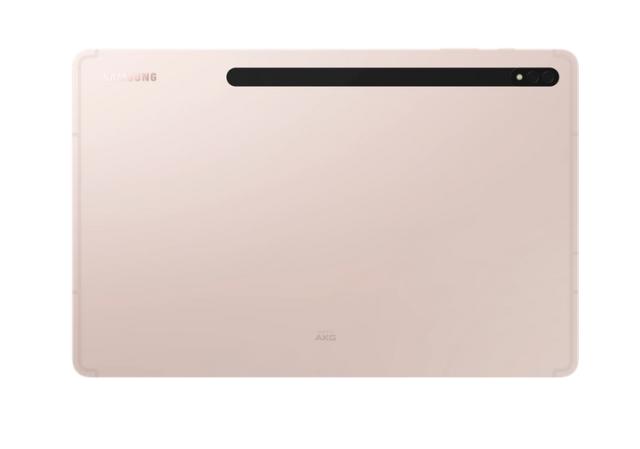 Таблет Samsung SM-X800 TAB S8+ Wi-Fi 12.4", 2800 x 1752 Super AMOLED, HDR10+, 120Hz, 128GB, Octa-Core (1x3.00 GHz, 3x2.5 GHz, 4x1.8GHz), 8 GB RAM , 4xAKG Tuned Speakers, Bluetooth 5.2, 13 MP, 6 MP + 12 MP Selfie, 10 090 mAh, Android 12, Pink Gold