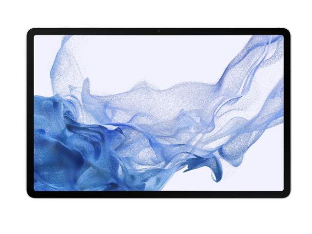 Таблет Samsung SM-X800 TAB S8+ Wi-Fi 12.4", 2800 x 1752 Super AMOLED, HDR10+, 120Hz, 128GB, Octa-Core (1x3.00 GHz, 3x2.5 GHz, 4x1.8GHz), 8 GB RAM , 4xAKG Tuned Speakers, Bluetooth 5.2, 13 MP, 6 MP + 12 MP Selfie, 10 090 mAh, Android 12, Silver