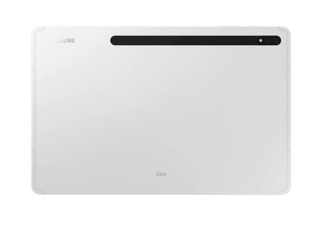 Таблет Samsung SM-X800 TAB S8+ Wi-Fi 12.4", 2800 x 1752 Super AMOLED, HDR10+, 120Hz, 128GB, Octa-Core (1x3.00 GHz, 3x2.5 GHz, 4x1.8GHz), 8 GB RAM , 4xAKG Tuned Speakers, Bluetooth 5.2, 13 MP, 6 MP + 12 MP Selfie, 10 090 mAh, Android 12, Silver