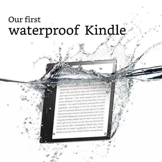 eBook четец Kindle Oasis, 7", 8GB, 300 ppi, Графит