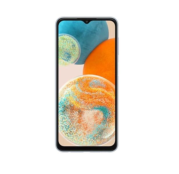 Мобилен телефон Samsung SM-A236 GALAXY A23 5G 128 GB, Octa-Core (4x2.4 GHz, 4x1.9 GHz), 4 GB RAM, 6.6" 1080x2408 90 Hz, 50.0 MP + 5.0 MP + 2.0 MP + 2.0 MP + 8.0 Selfie, 5000 mAh, Dual SIM, Light Blue